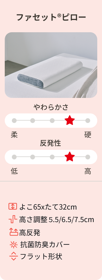 ファセット(R) ピロー [2026年モデル]