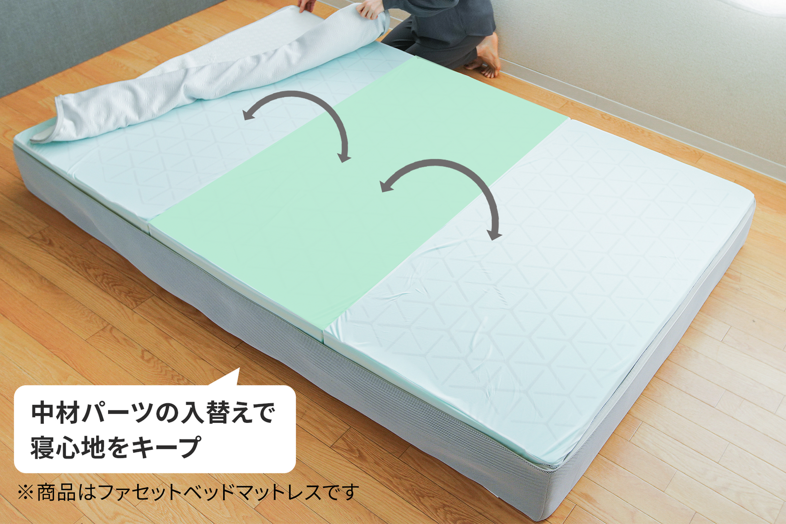 寝心地を、長くキープ。