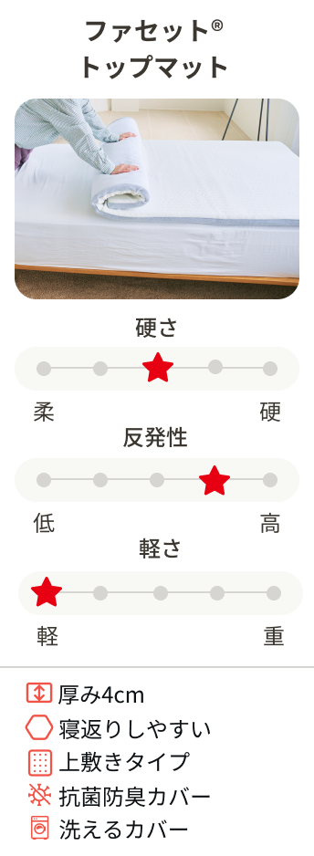 ファセット(R) トッパータイプ